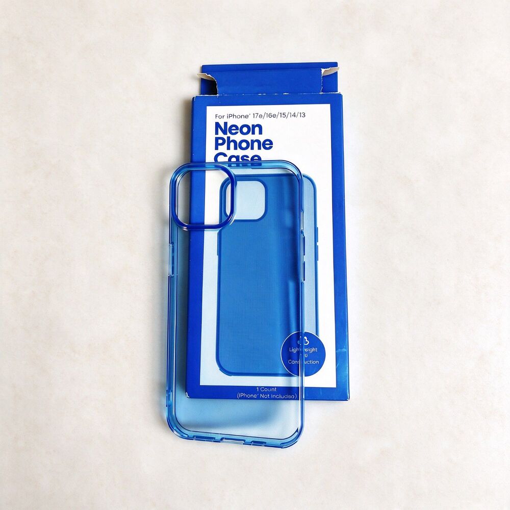 Clear Blue Phone Case